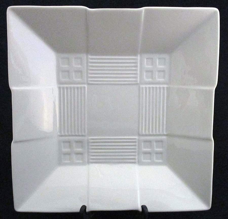 Living 10" Square Vegetable Bowl by Belleek Pottery (Ireland)-1