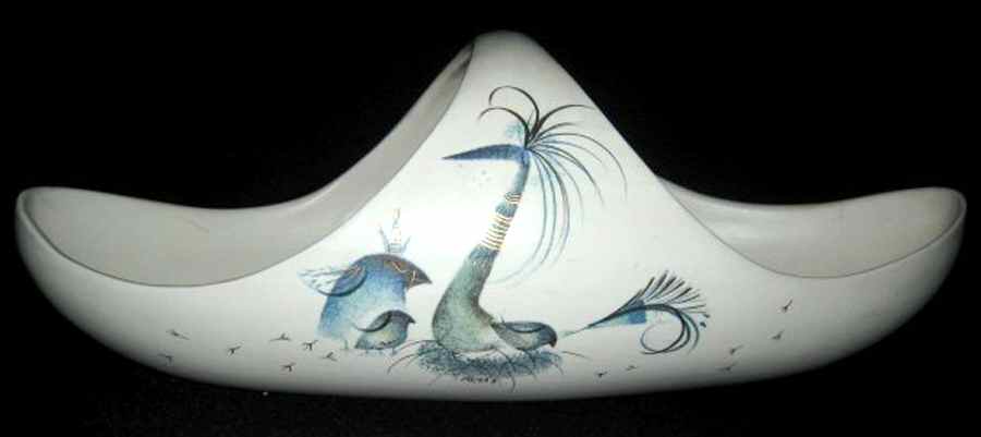 Chi Chi Birds Large Basket by Sascha Brastoff-1