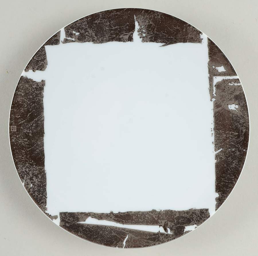 Feuille d'Argent Salad Plate by Bernardaud-1