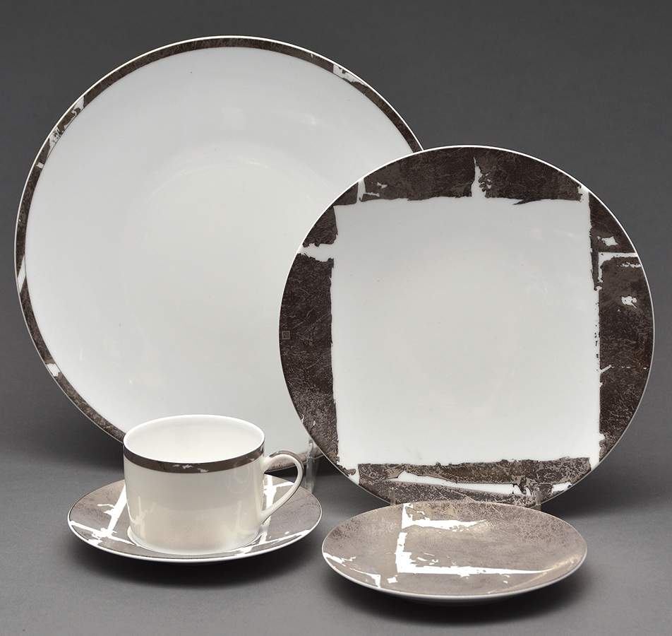 Feuille d'Argent 40 Piece Set by Bernardaud-1