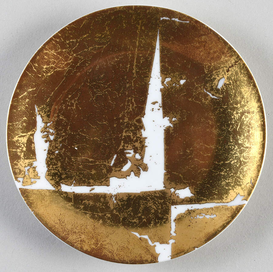 Feuille d'Or Bread & Butter Plate by Bernardaud-1