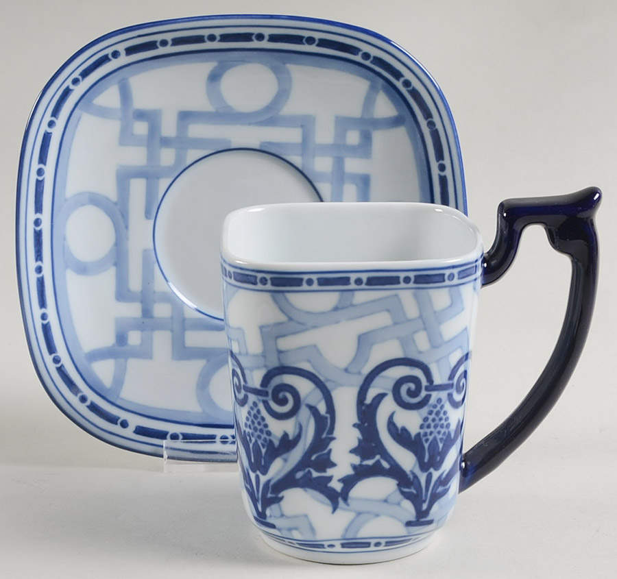 Windsor Footed Cup & Saucer Set by Bombay-1