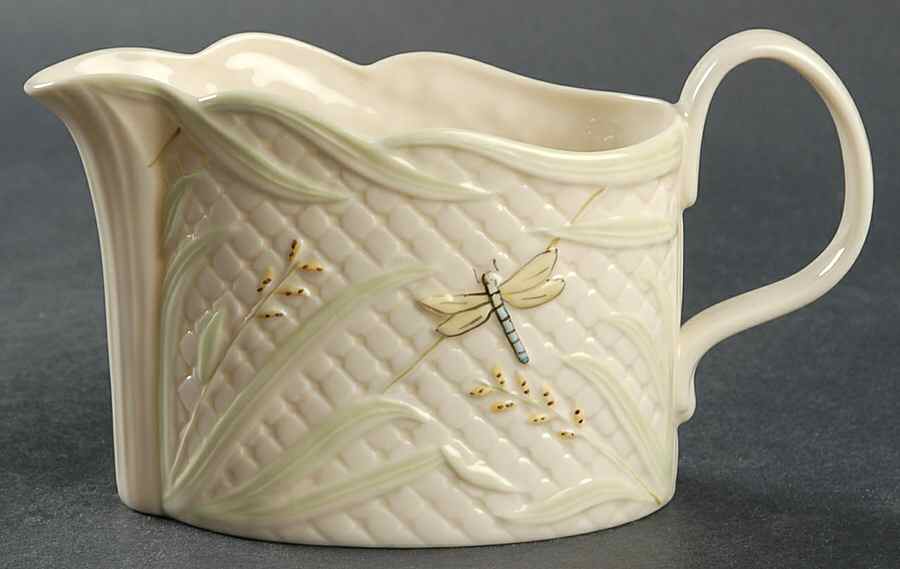 Dragonfly Creamer by Belleek Pottery (Ireland)-1