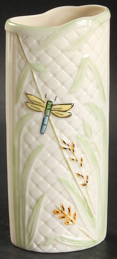 Dragonfly Spill Vase by Belleek Pottery (Ireland)-1
