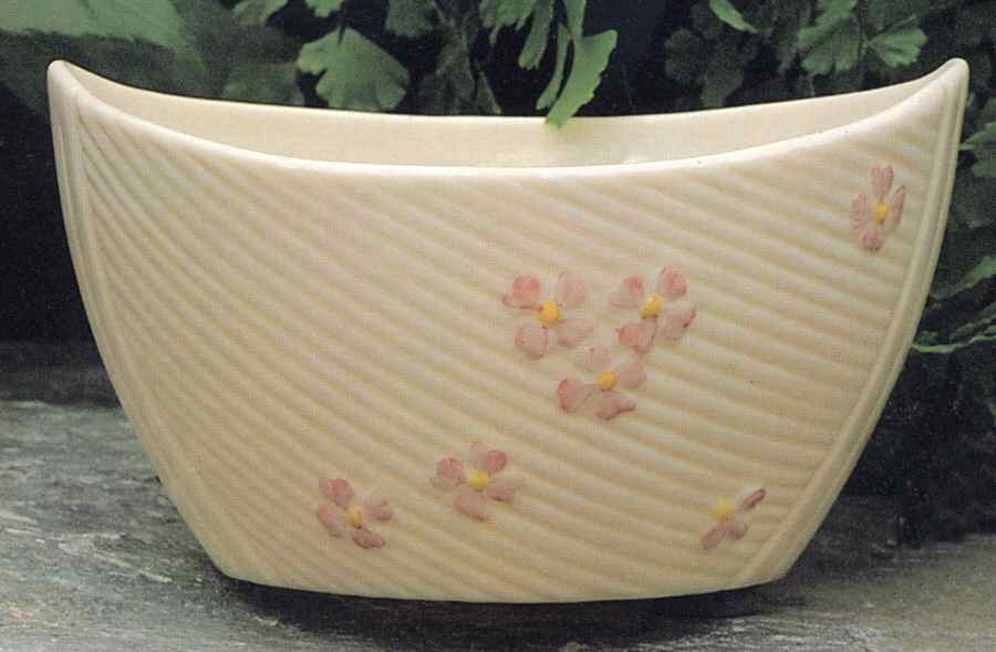 Springtime Open Sugar Bowl by Belleek Pottery (Ireland)-1