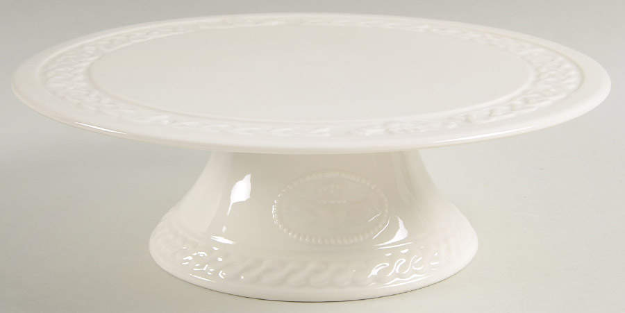 Claddagh Collection 10" Diameter Stackable Cake Stand by Belleek Pottery (Ireland)-1