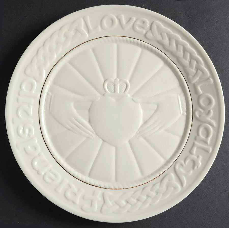 Claddagh Collection Show Or Decorative Plate (Charger) by Belleek Pottery (Ireland)-1