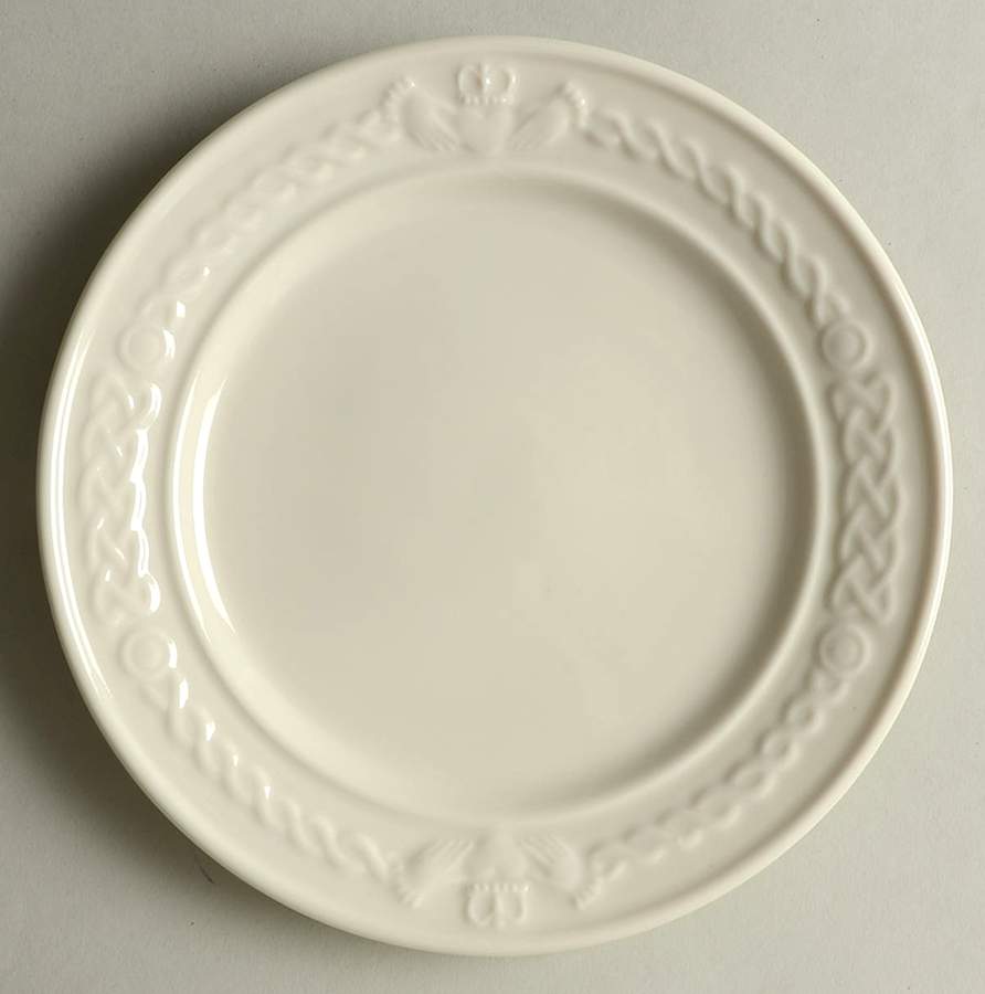 Claddagh Collection Salad Plate by Belleek Pottery (Ireland)-1