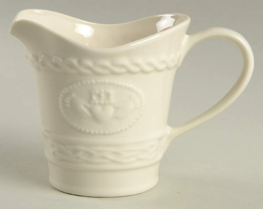 Claddagh Collection Creamer by Belleek Pottery (Ireland)-1