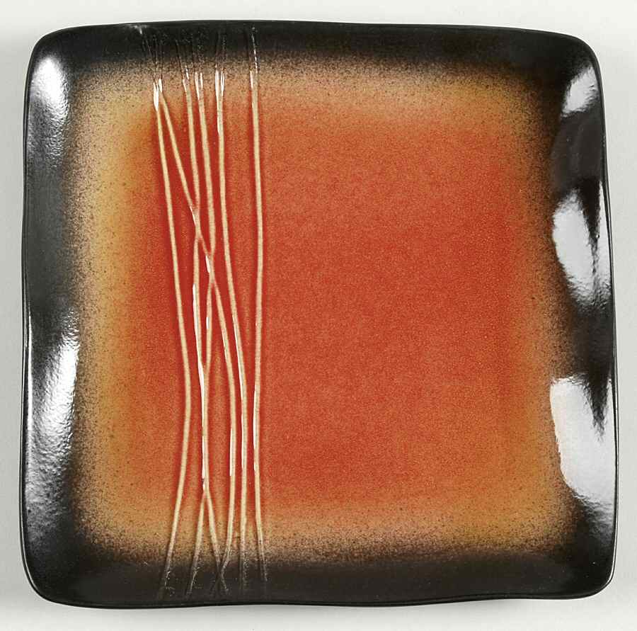 Galaxy Red Salad Plate by Baum Brothers-1