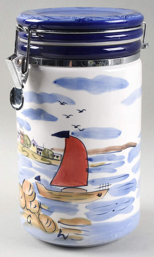 Nantucket Collection Extra Large Canister & Lid by Baum Brothers-1