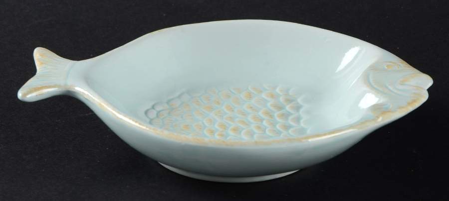 Seashell Collection Aqua Figural All Purpose Bowl by Blue Sky-1