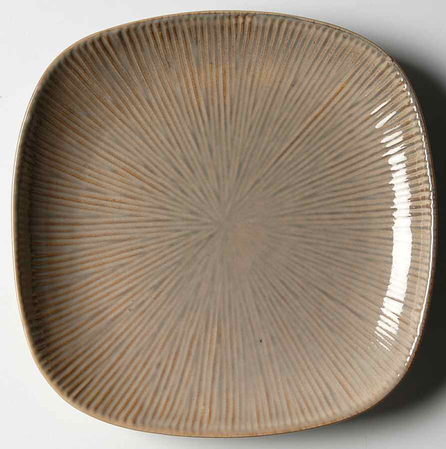 Radiant Lines Linen Salad Plate by Baum Brothers-1