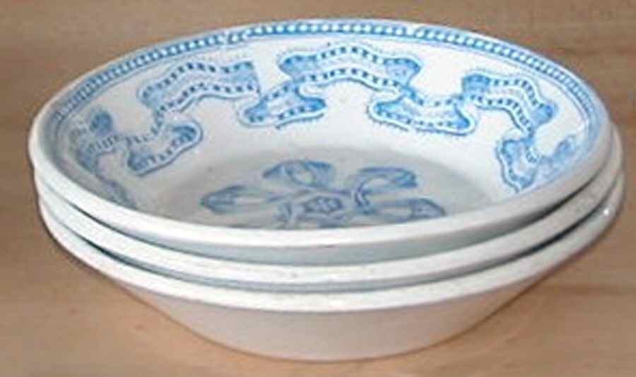 Ribbon Fruit/Dessert (Sauce) Bowl by Baker & Co-1