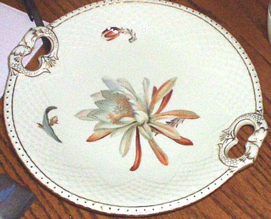 BIG80 Handled Cake Plate by Bing & Grondahl-1