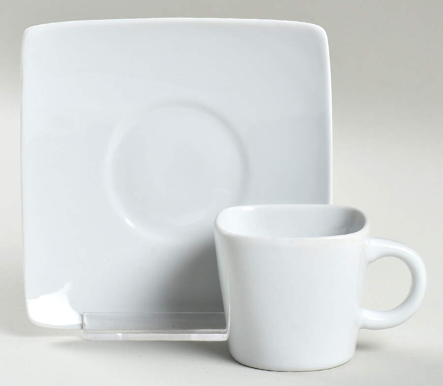 BSE1 Flat Demitasse Cup & Saucer Set by B.Smith W-Style (Pts-1