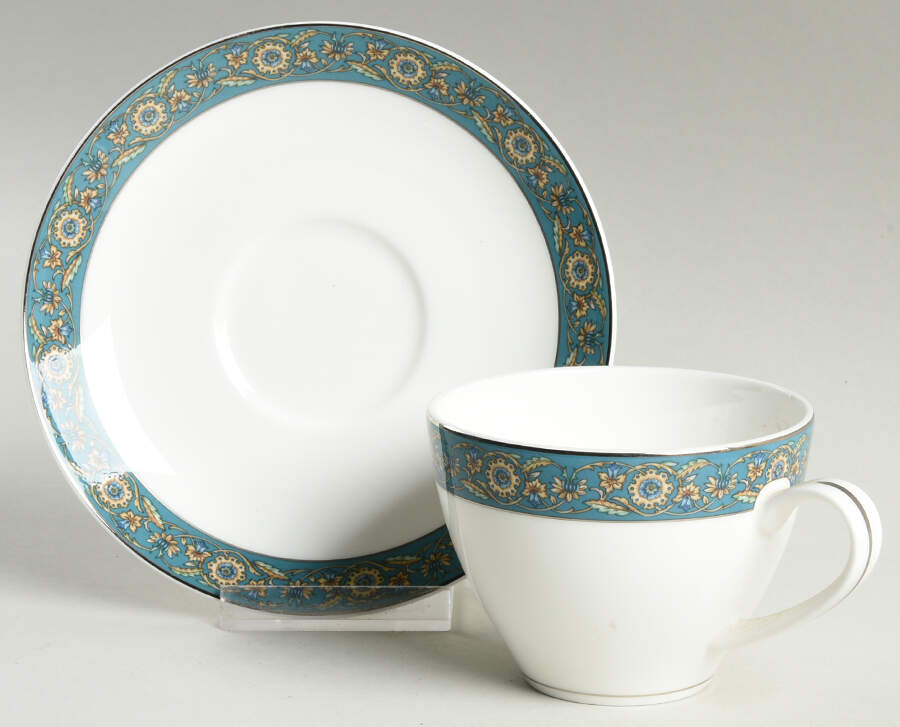 Persia Flat Cup & Saucer Set by Biltmore for Your Home-1