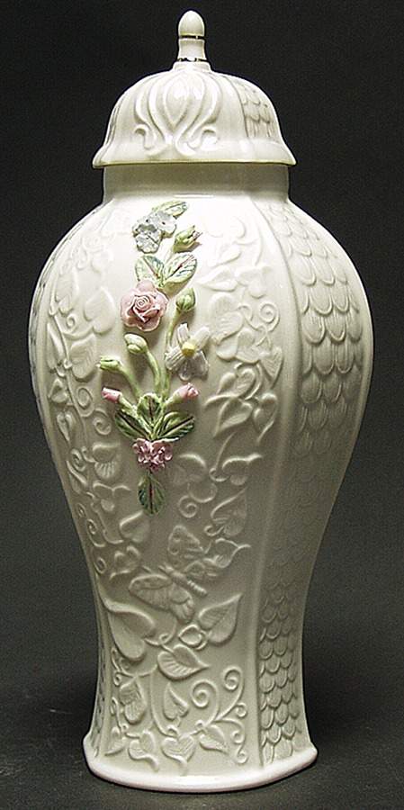 Millennium Covered Vase by Belleek Pottery (Ireland)-1