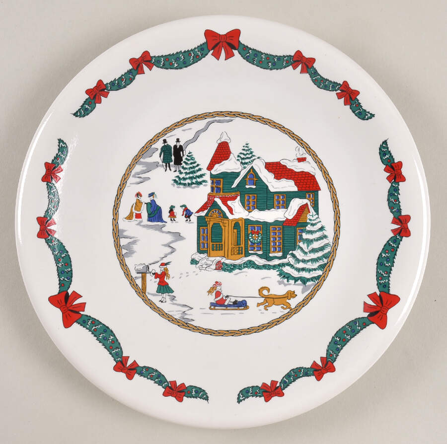 BHS10 Coupe Salad Plate by Baker, Hart & Stuart-1