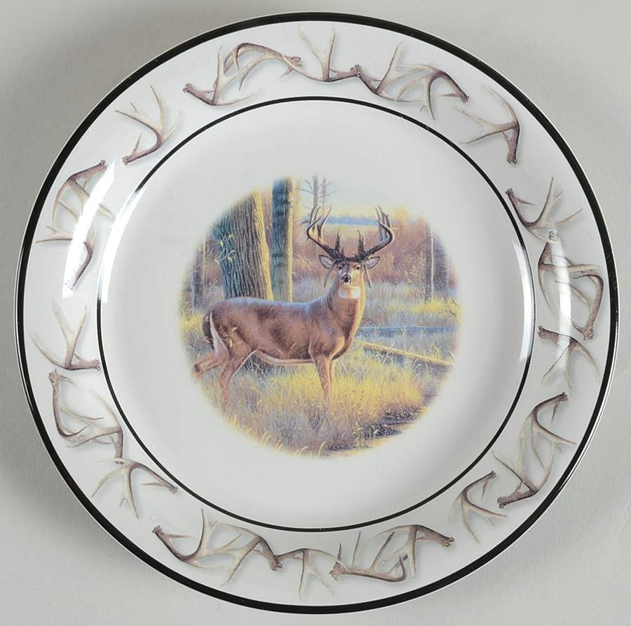 Old Mossy Horns Salad Plate by Bass Pro Shops-1