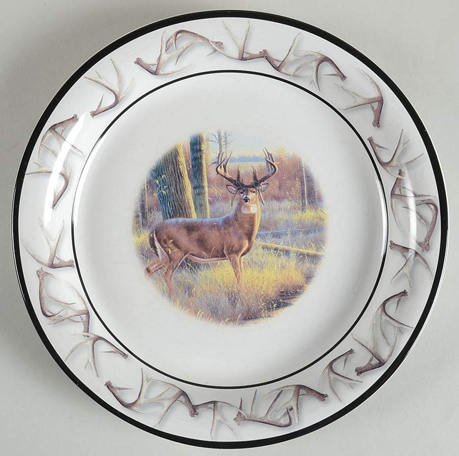 Old Mossy Horns Dinner Plate by Bass Pro Shops-1