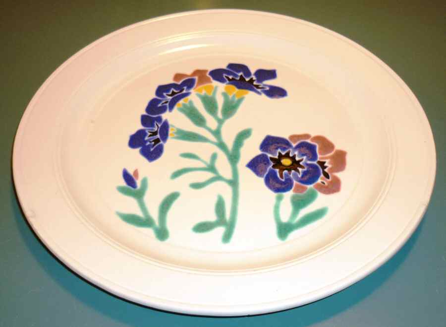 Bird's Eye Dinner Plate by Bird Pottery-1