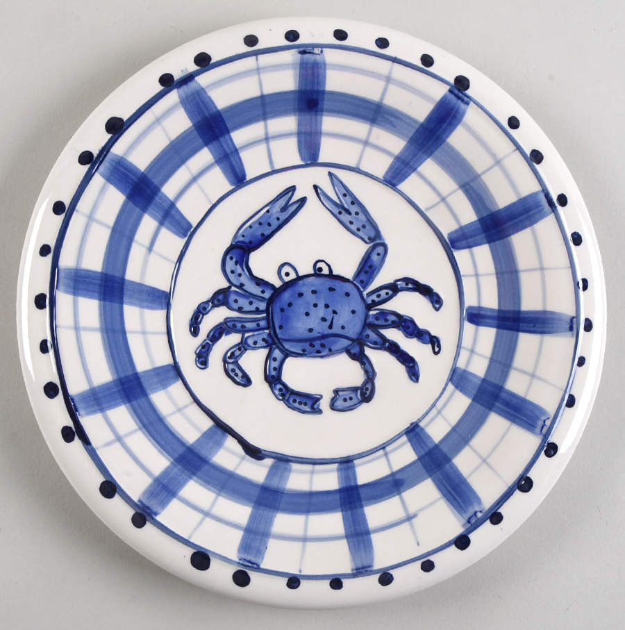 Blue Delft Salad Plate by Blue Sky-1