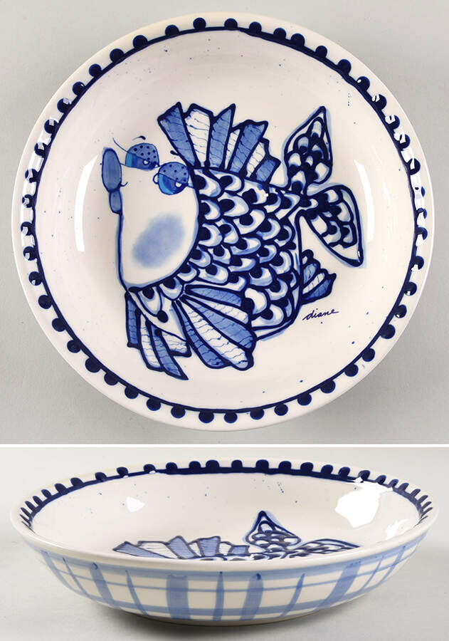 Blue Delft Soup/Cereal Bowl by Blue Sky-1