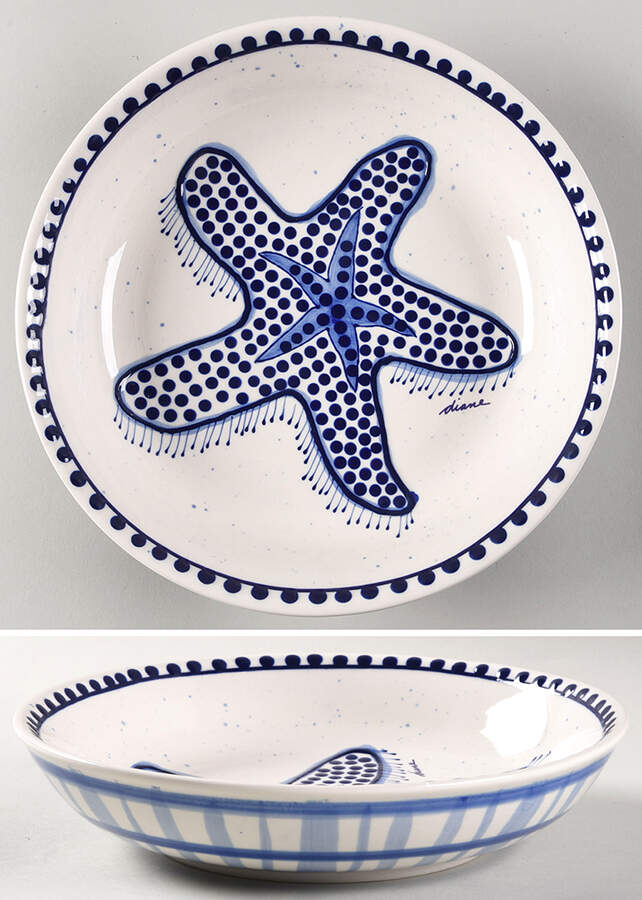 Blue Delft Soup/Cereal Bowl by Blue Sky-1