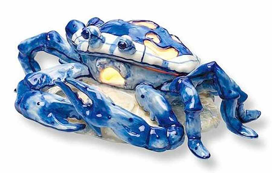 Blue Delft Figural Tea Light Candleholder by Blue Sky-1