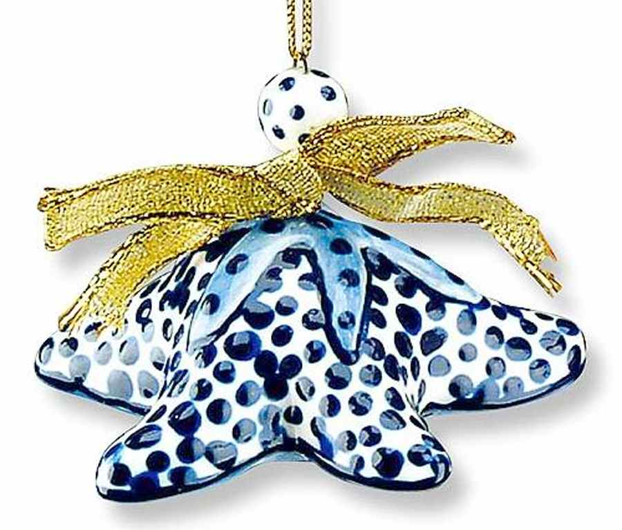 Blue Delft Ornament by Blue Sky-1