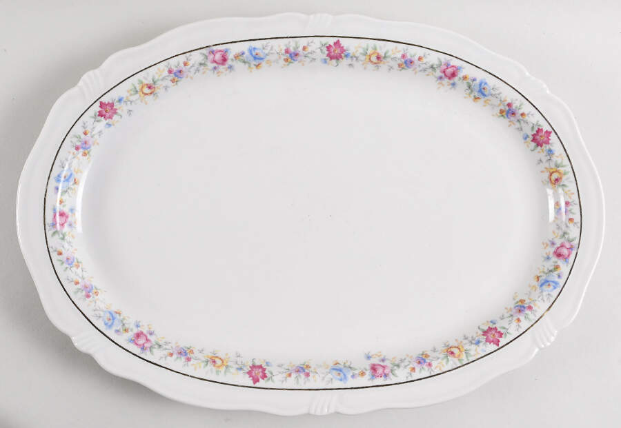 BTH222 15" Oval Serving Platter by Bareuther & Co-1