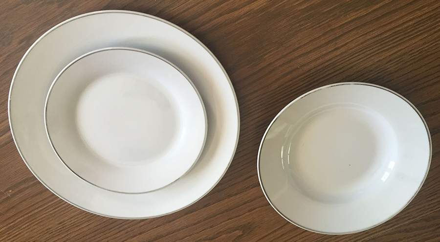 Entertainer's Party Platinum Dinner Plate by Bed Bath & Beyond-1