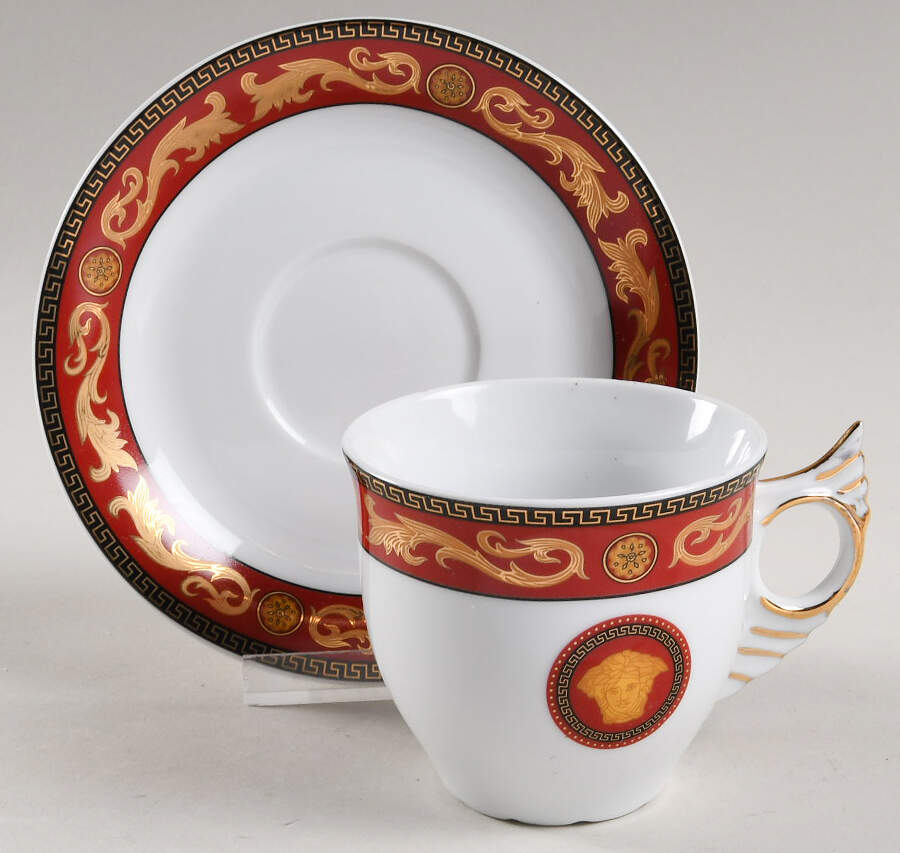BAV378 Flat Cup & Saucer Set by Bavaria-1
