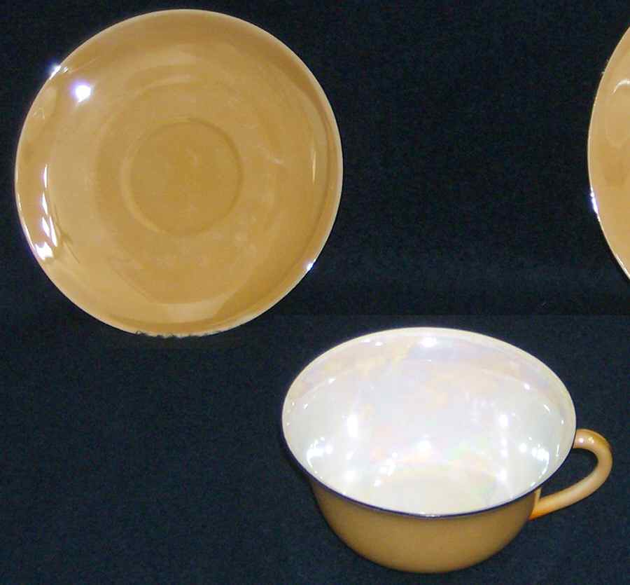 BLL17 Flat Cup & Saucer Set by Bell China-1