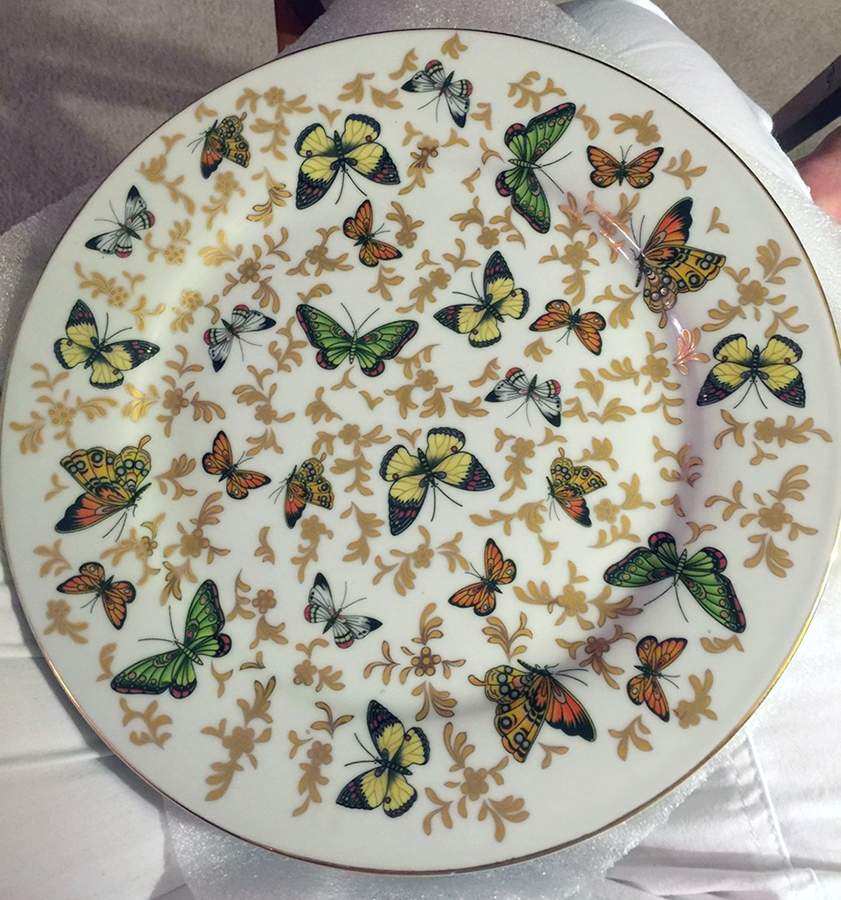 Butterfly Collection Dinner Plate by Baum Brothers-1