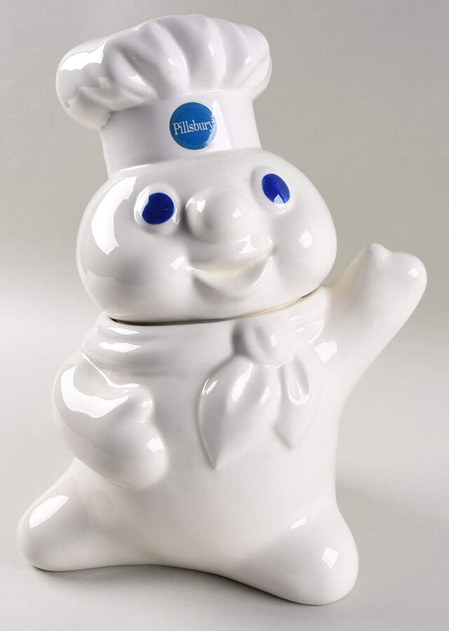 Pillsbury Doughboy Cookie Jar & Lid by Benjamin & Medwin-1