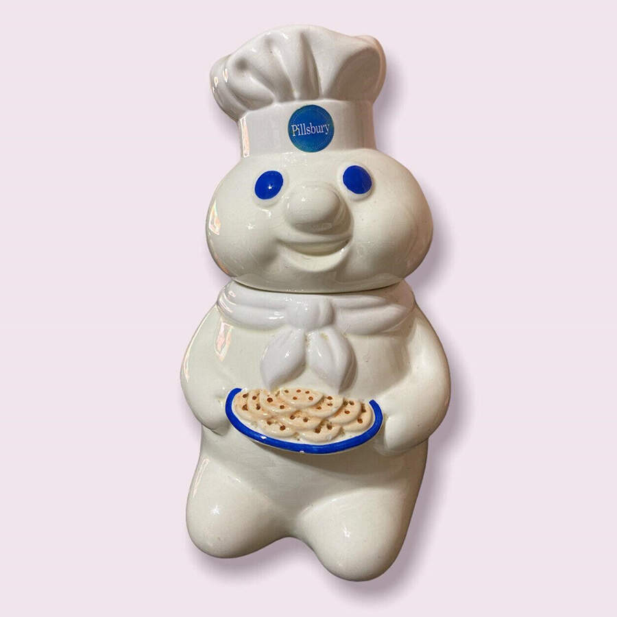 Pillsbury Doughboy Cookie Jar & Lid by Benjamin & Medwin-1