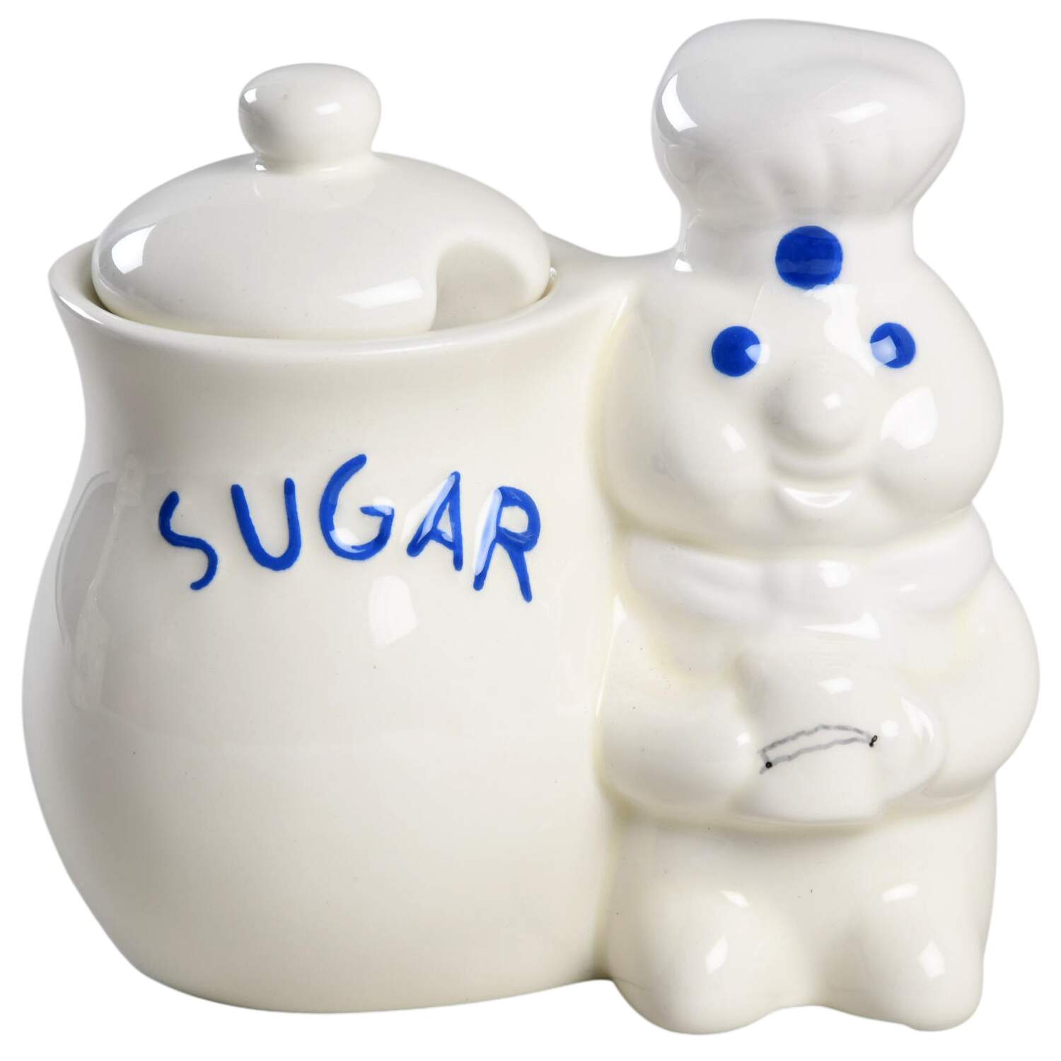Pillsbury Doughboy Sugar Bowl & Lid by Benjamin & Medwin-1