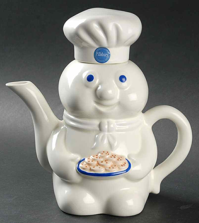 Pillsbury Doughboy Teapot & Lid by Benjamin & Medwin-1