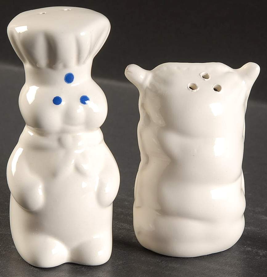 Pillsbury Doughboy Salt & Pepper Set by Benjamin & Medwin-1