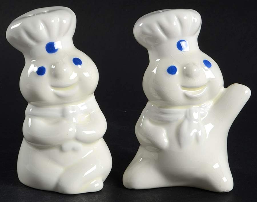 Pillsbury Doughboy Salt & Pepper Set by Benjamin & Medwin-1
