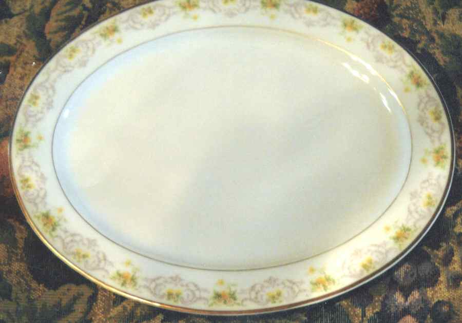 BWD647 14" Oval Serving Platter by Bawo & Dotter-1