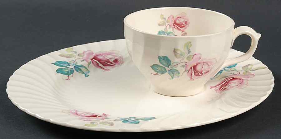 BUL64 Snack Plate & Cup Set by Burgess & Leigh-1