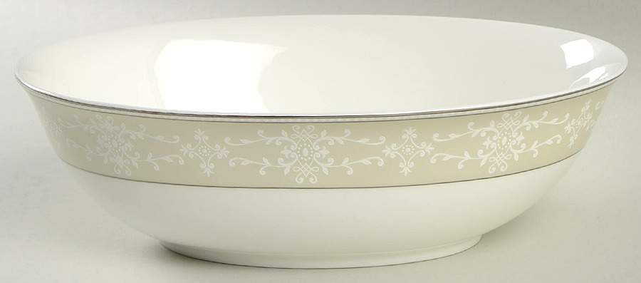 Satinwood 9" Oval Vegetable Bowl by Biltmore for Your Home-1