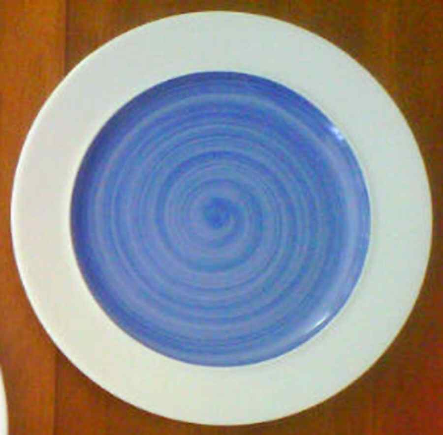 BVX4 Blue Salad Plate by Bonvida-1
