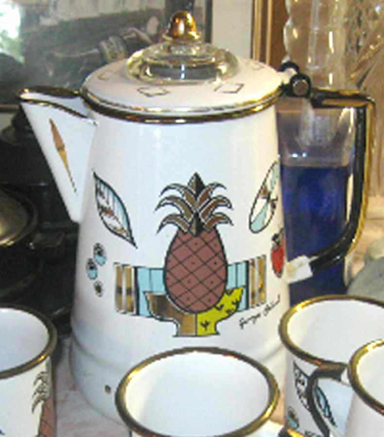 Ambrosia Percolator & Lid w/Drip by Georges Briard-1