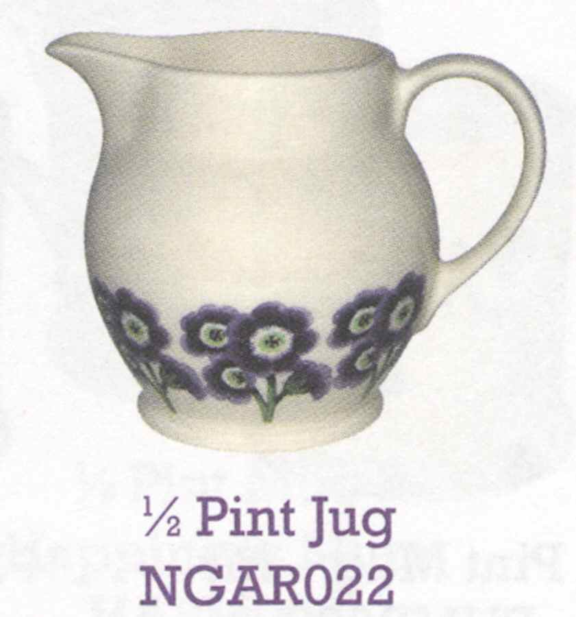 Auricula 1/2 Pint Jug by Emma Bridgewater-1
