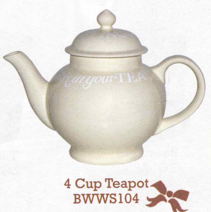 White Toast Teapot & Lid by Emma Bridgewater-1