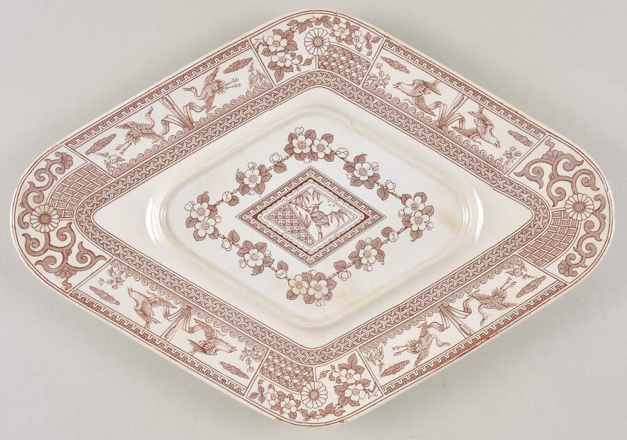 Kioto Brown Underplate for Tureen by Bates Gildea & Walker-1